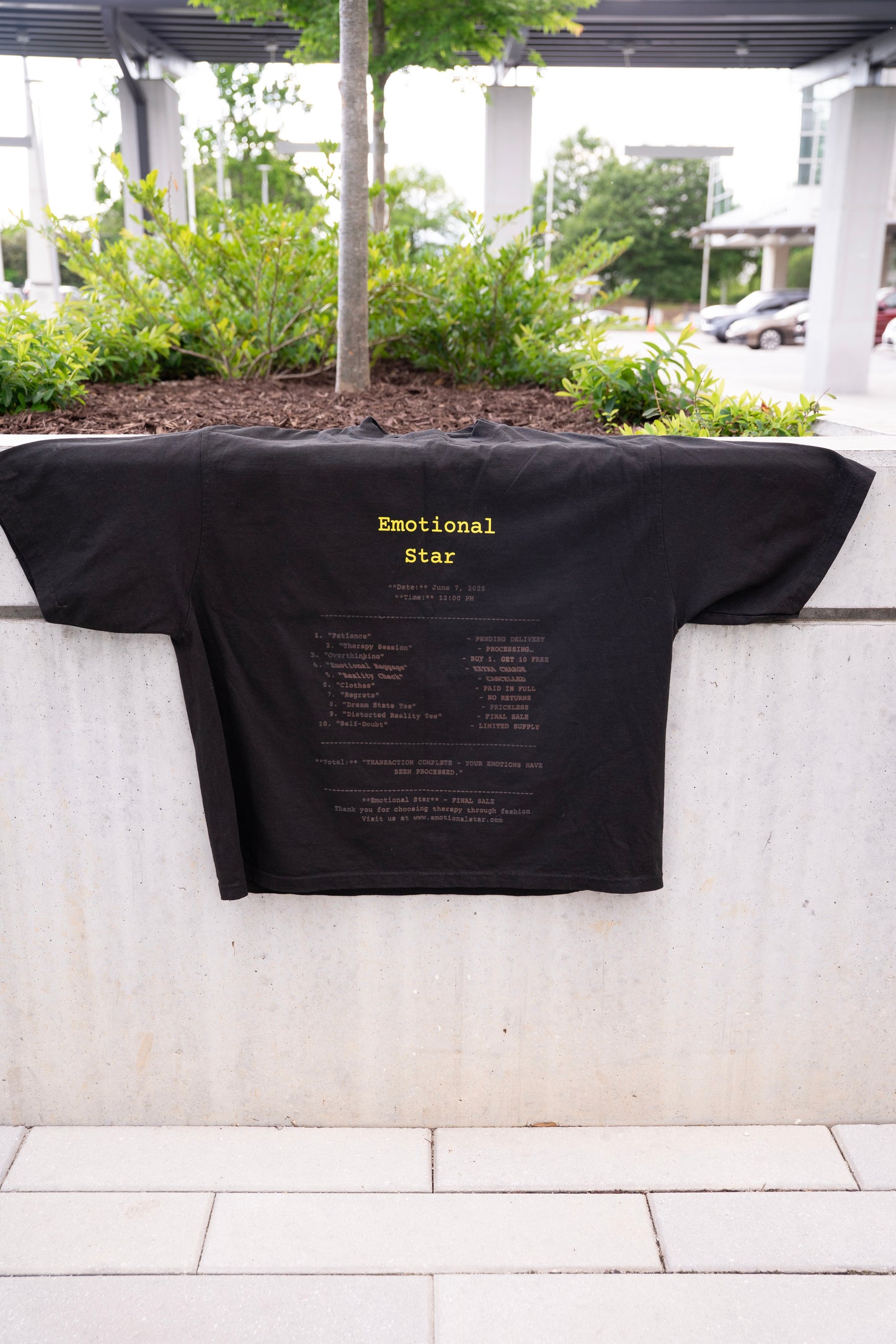 Emotional Receipt Tee