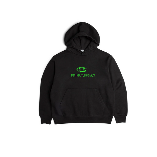 Control Your Chaos Hoodie – Black